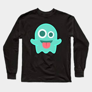 Ghouly Googly Ghost Long Sleeve T-Shirt